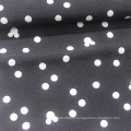 White Dot Printed Single Jersey Knit Fabric